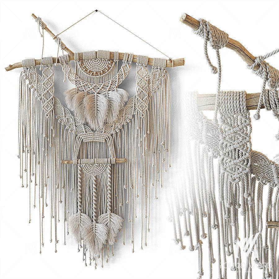Macrame panels